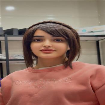 چتری  پر حجم تلدار بافت قهوه ای سوخته 