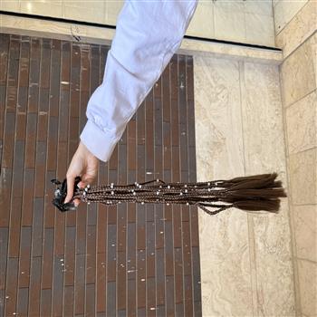 دیزاین مرواریدی گیره ای خرمایی 