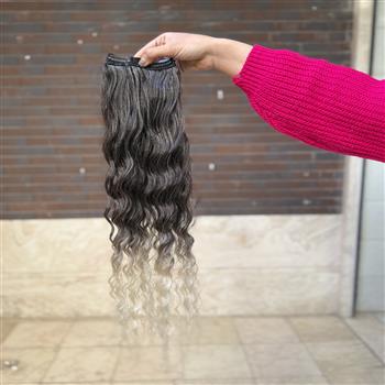 زلف دوگیره فر شرکتی مشکی بلوند 