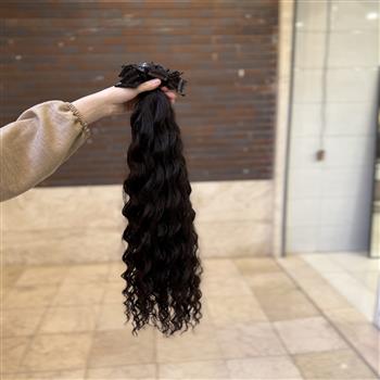 تک گیره فر قهوه ای سوخته 