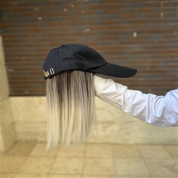 کلاه مویی کوتاه قهوه ای بلوند
